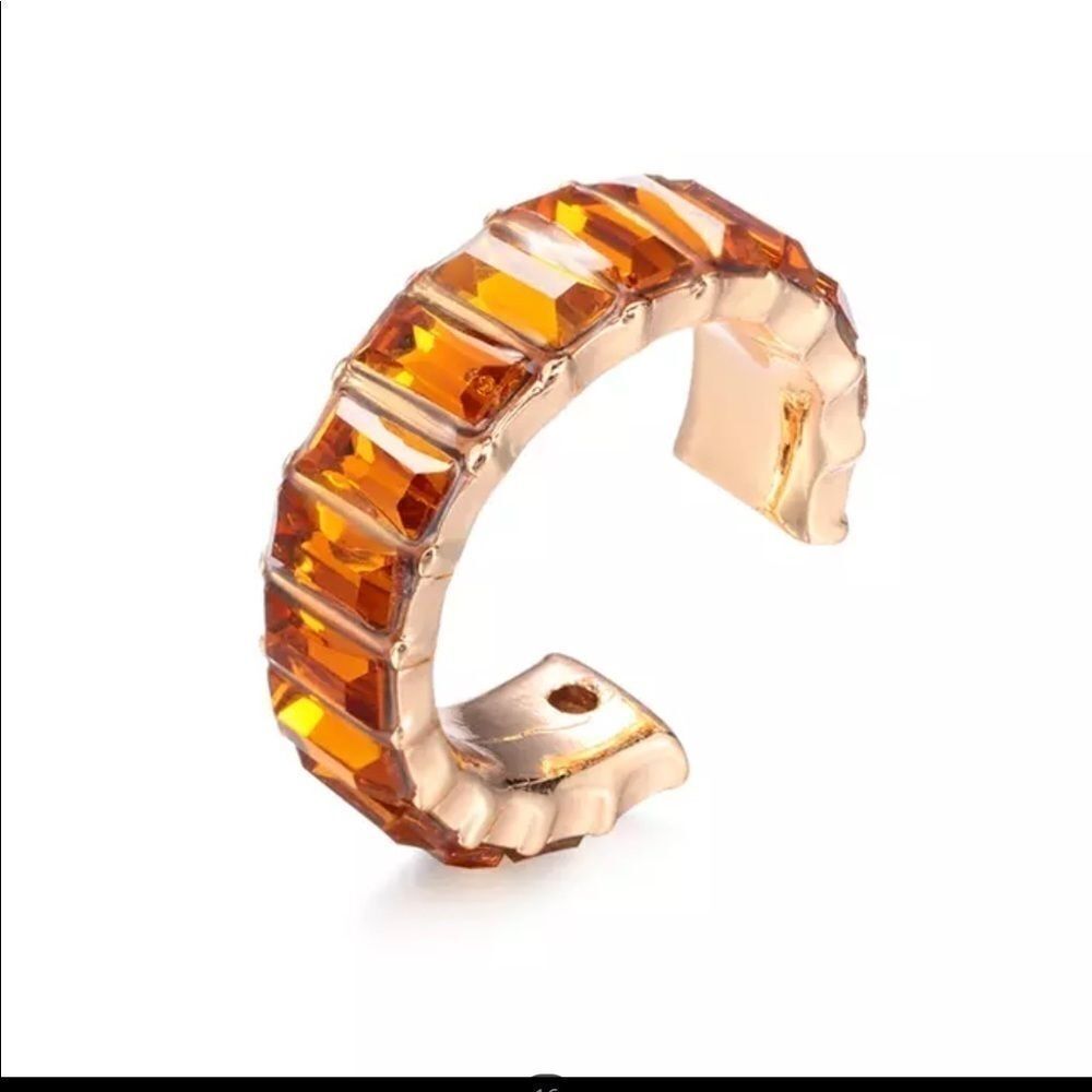 ‎2/$15 RHINESTONE EAR CUFF PINK - Picture 2 of 3